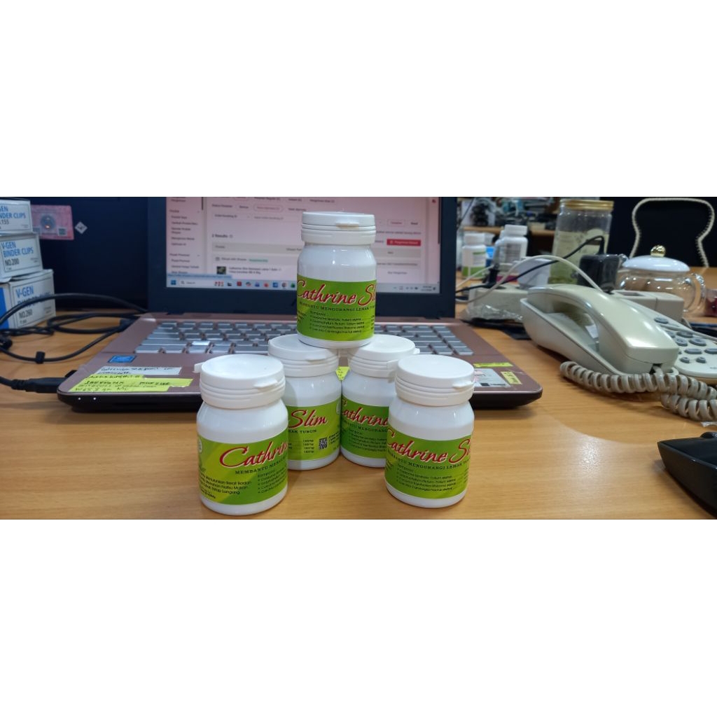5 botol kapsul catherine slim