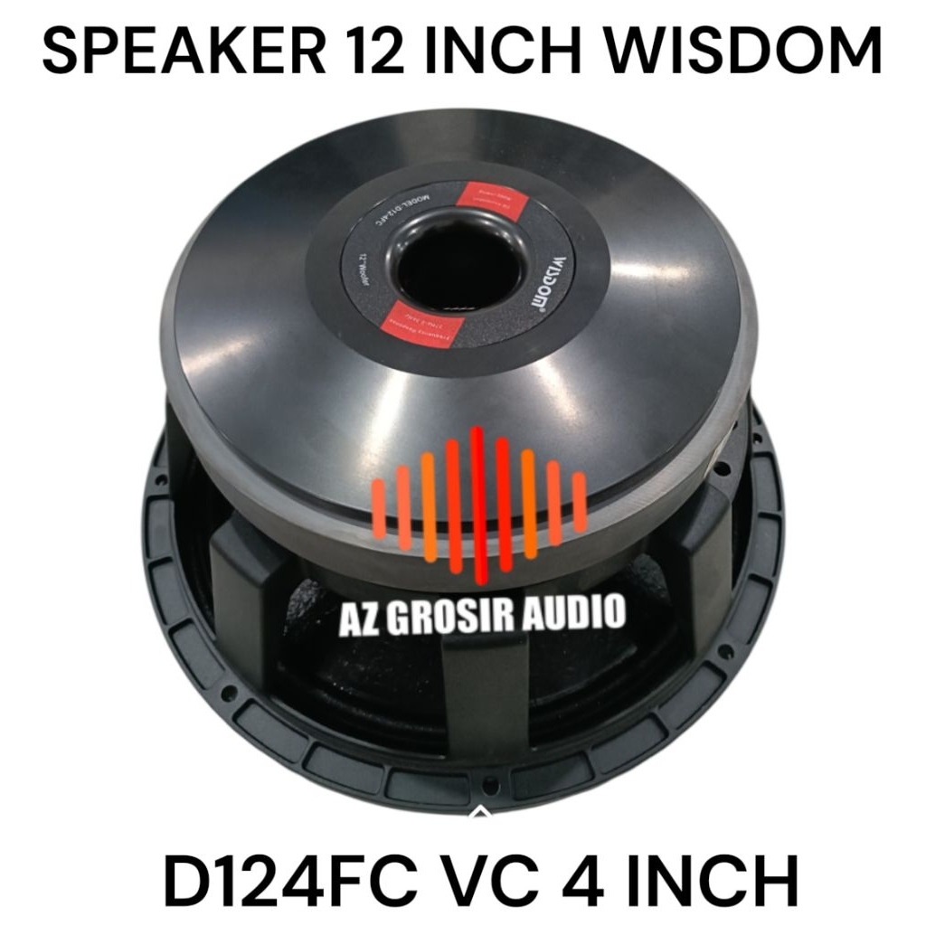 speaker 12 inch wisdom d124fc speaker wisdom 12 inch vc 4 inch