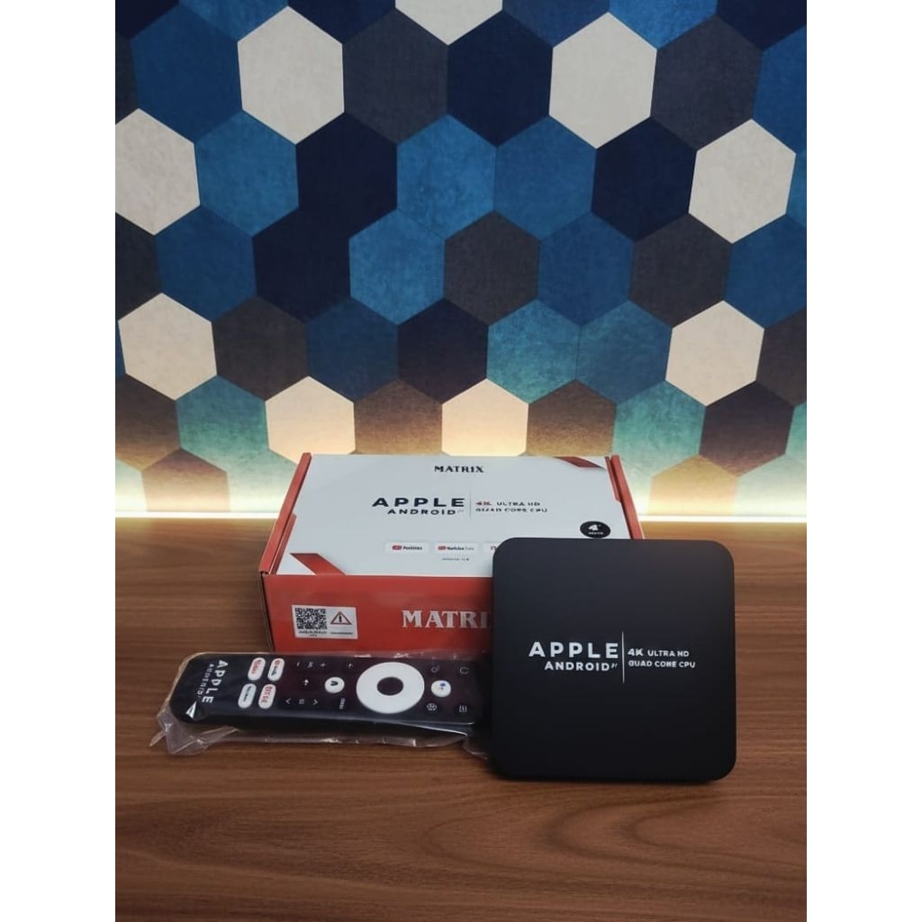Matrix Apple Android TV Box Bluethooth - TV Box Android 12 | Ram 4gb