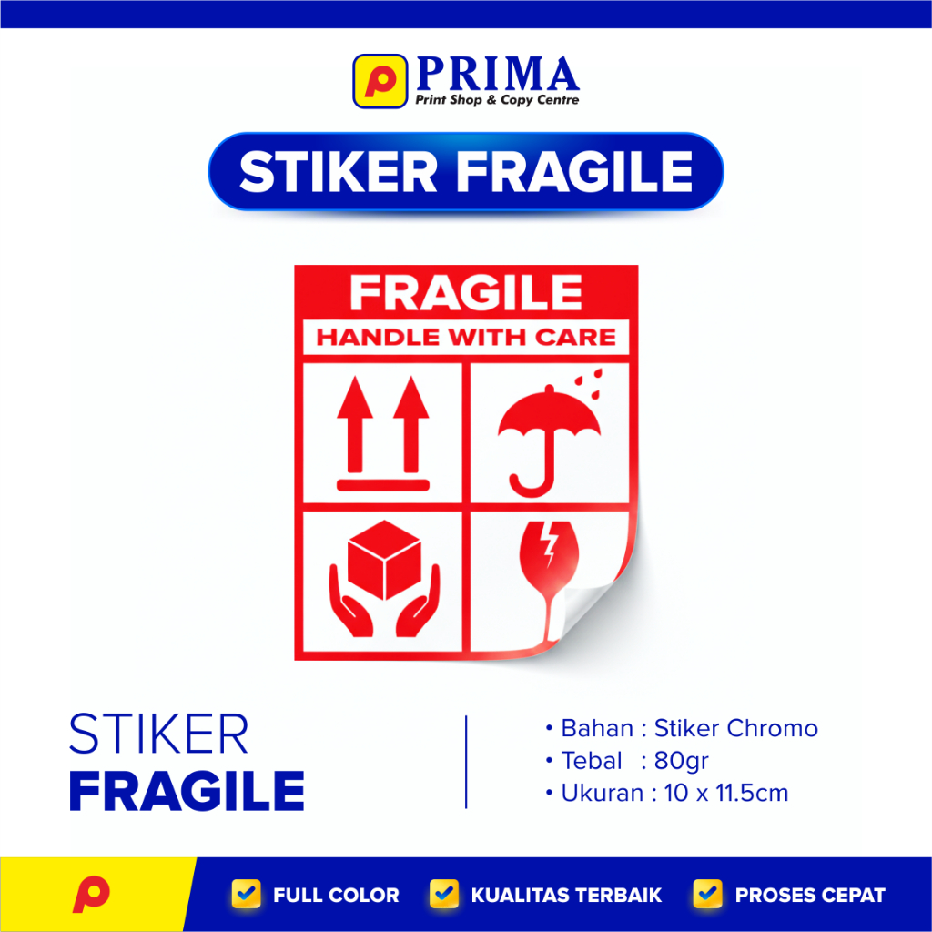 STICKER FRAGILE / JANGAN DIBANTING