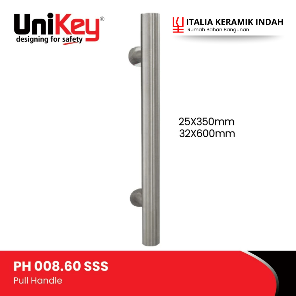 Pull Handle Pintu UniKey Pull Handle PH 008.60 25x350MM SSS