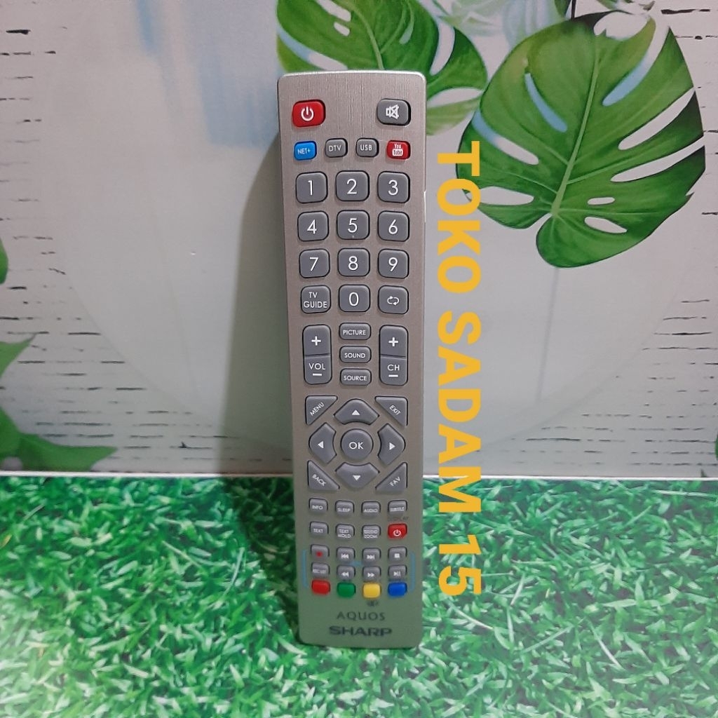 REMOTE REMOT SMART TV SHARP 3D NET PLUS 4K ORIGINAL