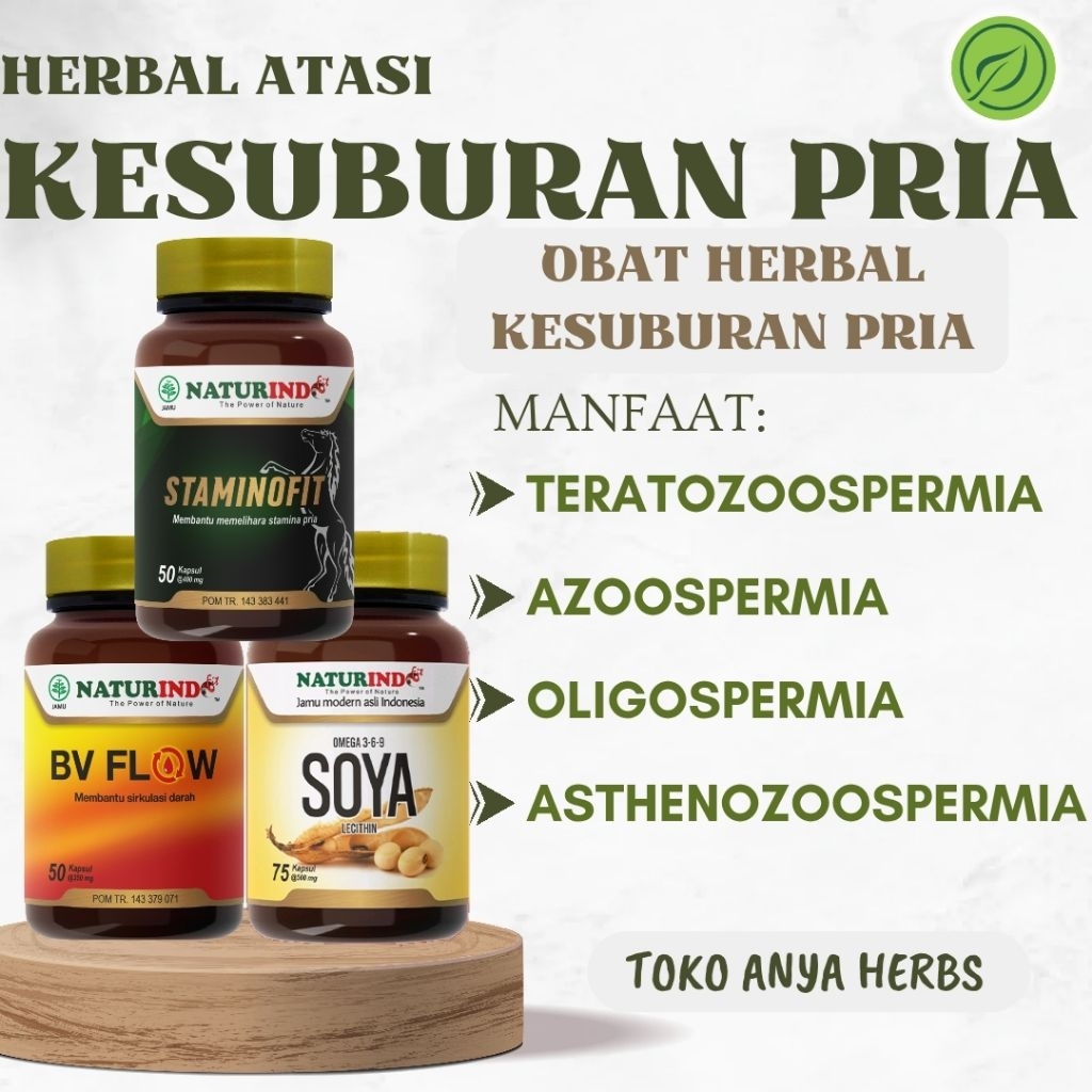 Obat Herbal Bantu Atasi Kesuburan Pria Oligospermia Asthenozoospermia Azoospermia Teratozoospermia