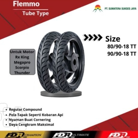 FDR TT/TL FLEMMO Ring 18  Ban Luar motor Tubetype