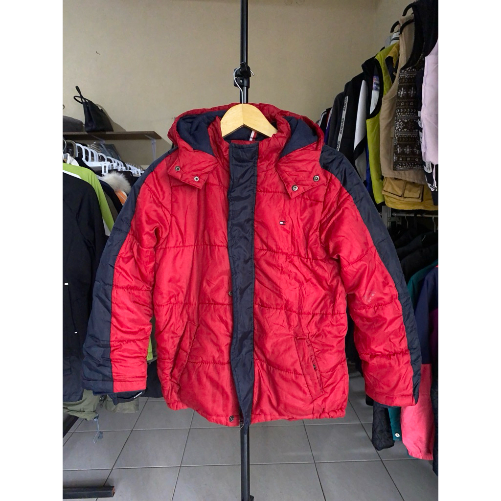 Jaket Puffer Anak Tommy Hilfiger usia 10-12 tahun