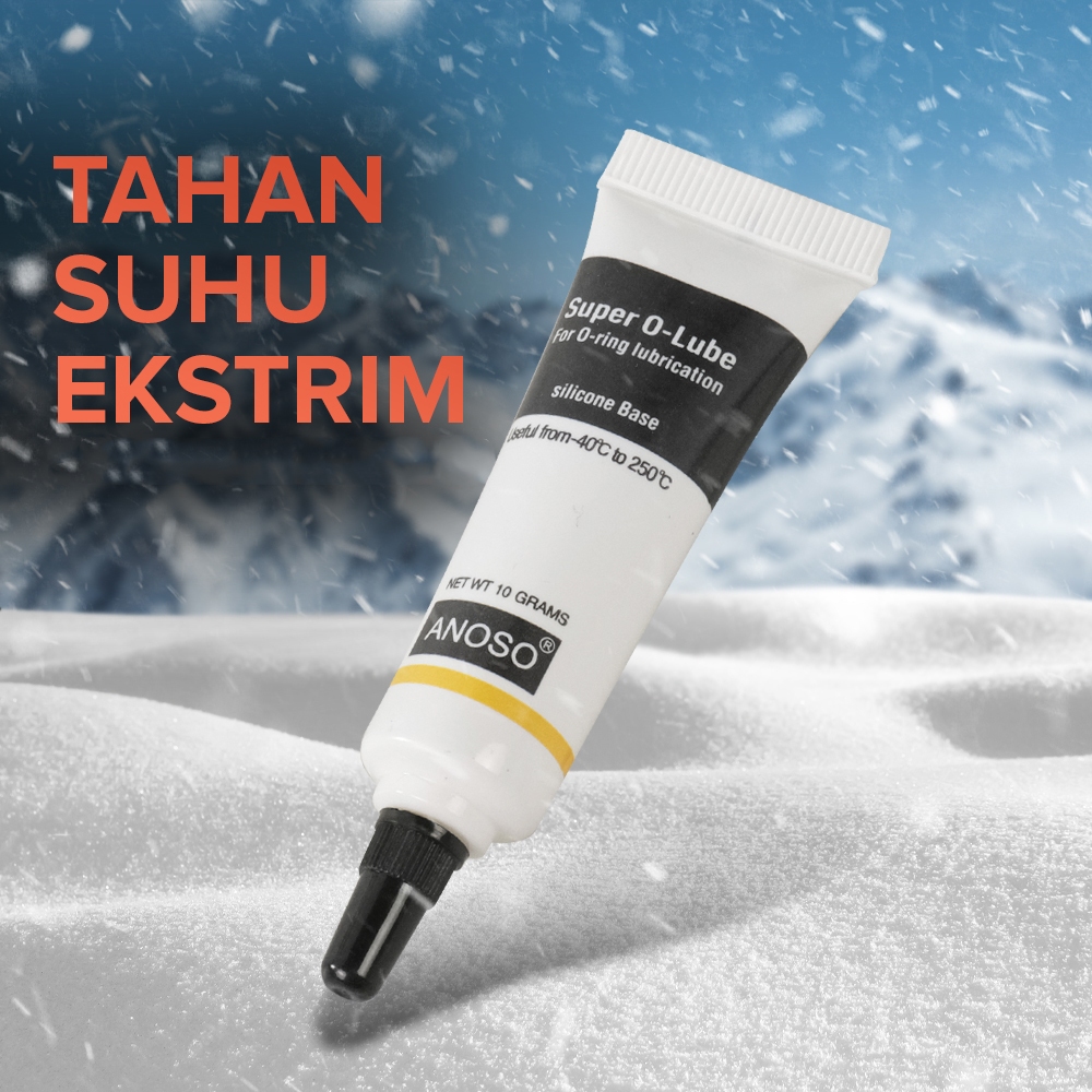 Pelumas O-Ring Super Lube Grade Silicon Grease Lubricant 10g - S-6502 - White kuat banget