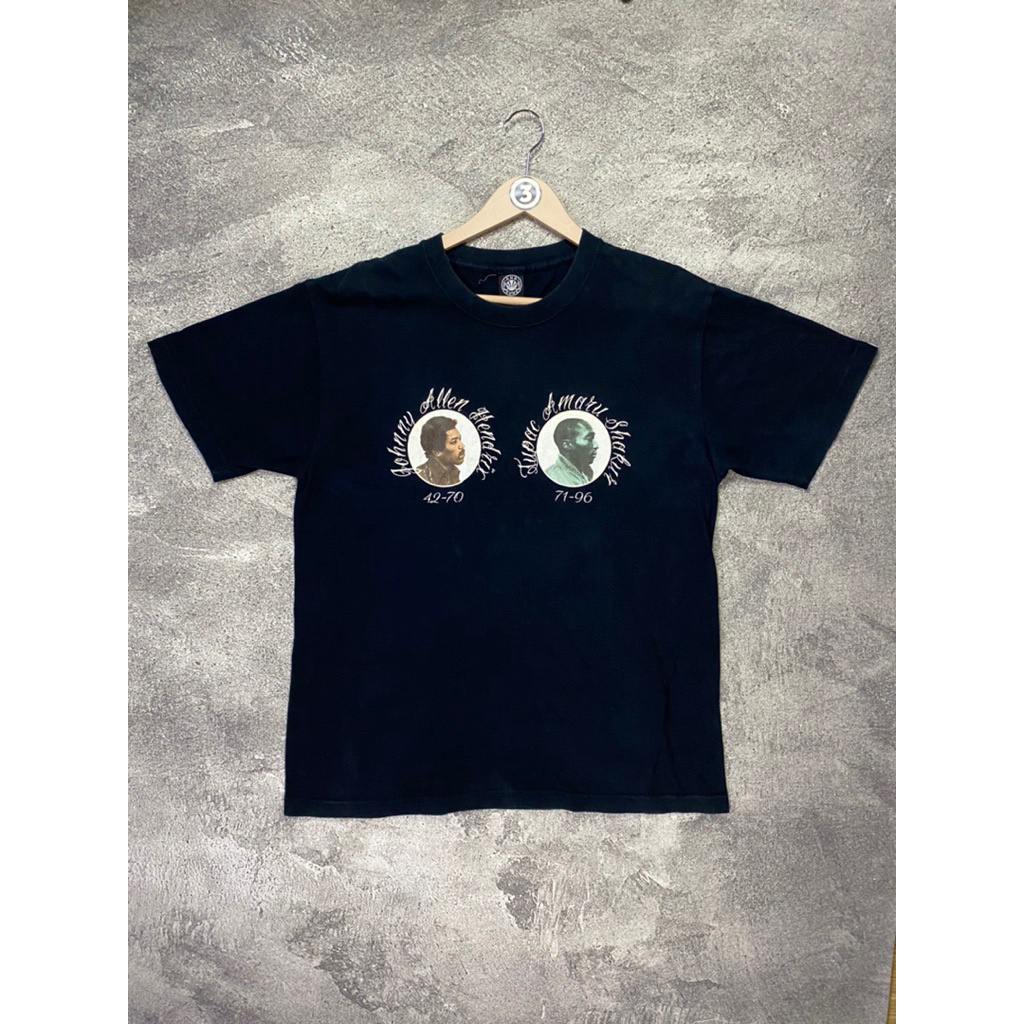 kaos ANDSUNS vintage jimi hendrix & tupac shakur second