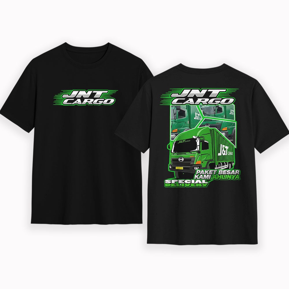 Kaos Truk JNT Cargo Pria Dewasa Adem Lembut Atasan Pria Dewasa Kaos T-Shirt Terbaru
