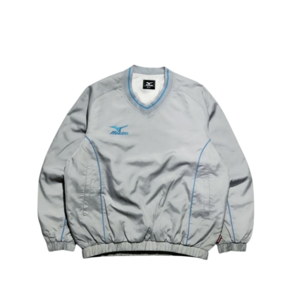 MIZUNO sweater vneck windbreaker size S fit M (P67xL58)