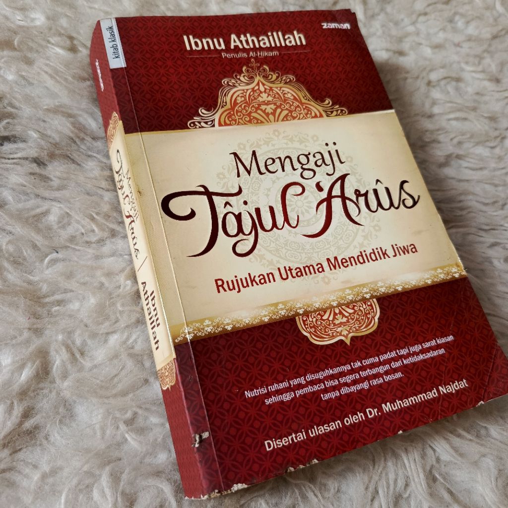 LANGKA mengaji tajul arus 'arus ibnu athaillah soft cover rujukan utama mendidik jiwa