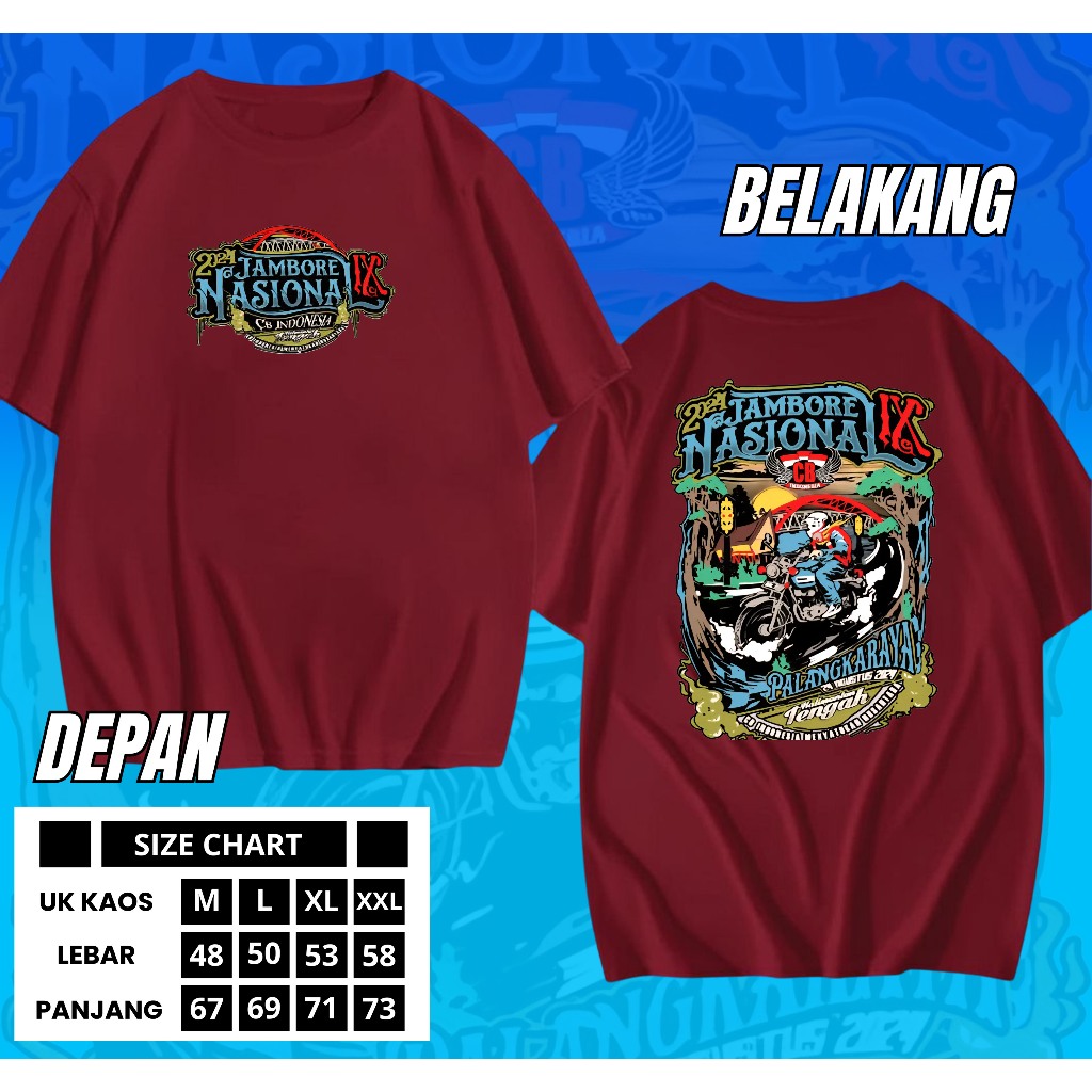 EP - KAOS JAMBORE NASIONAL IX CB INDONESIA MENYATUKAN NUSANTARA