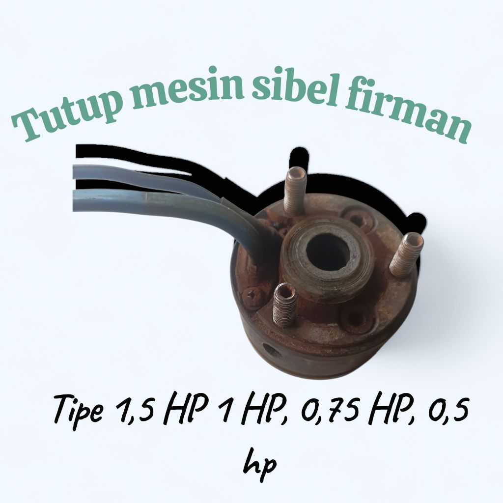tutup kuningan sibel firman 3 in  1,5hp, 1hp, 0,75hp, 0,5 hp