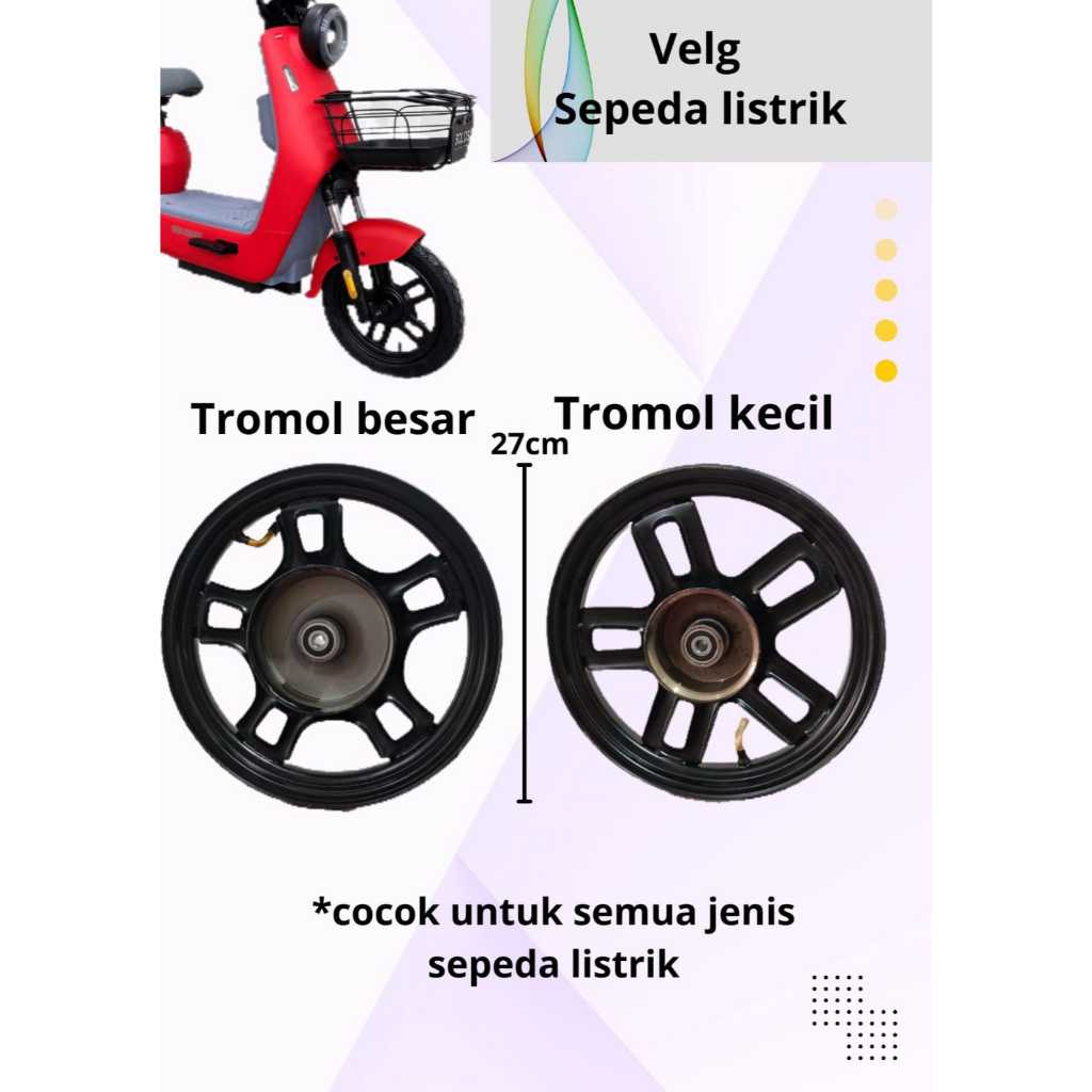 VELG SEPEDA LISTRIK