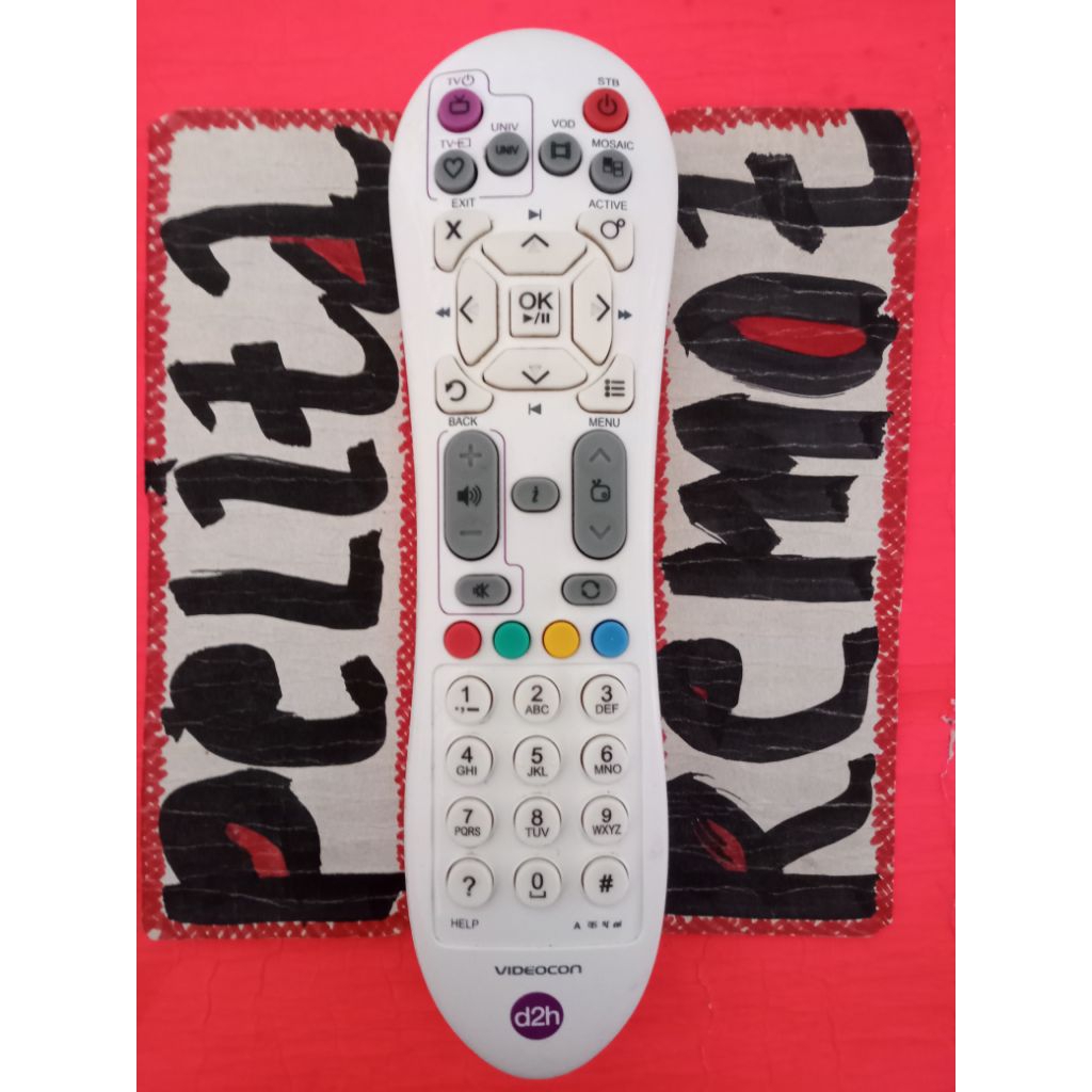 REMOTE DECODER VIDEOCON D2H ORIGINAL TERLENGKAP