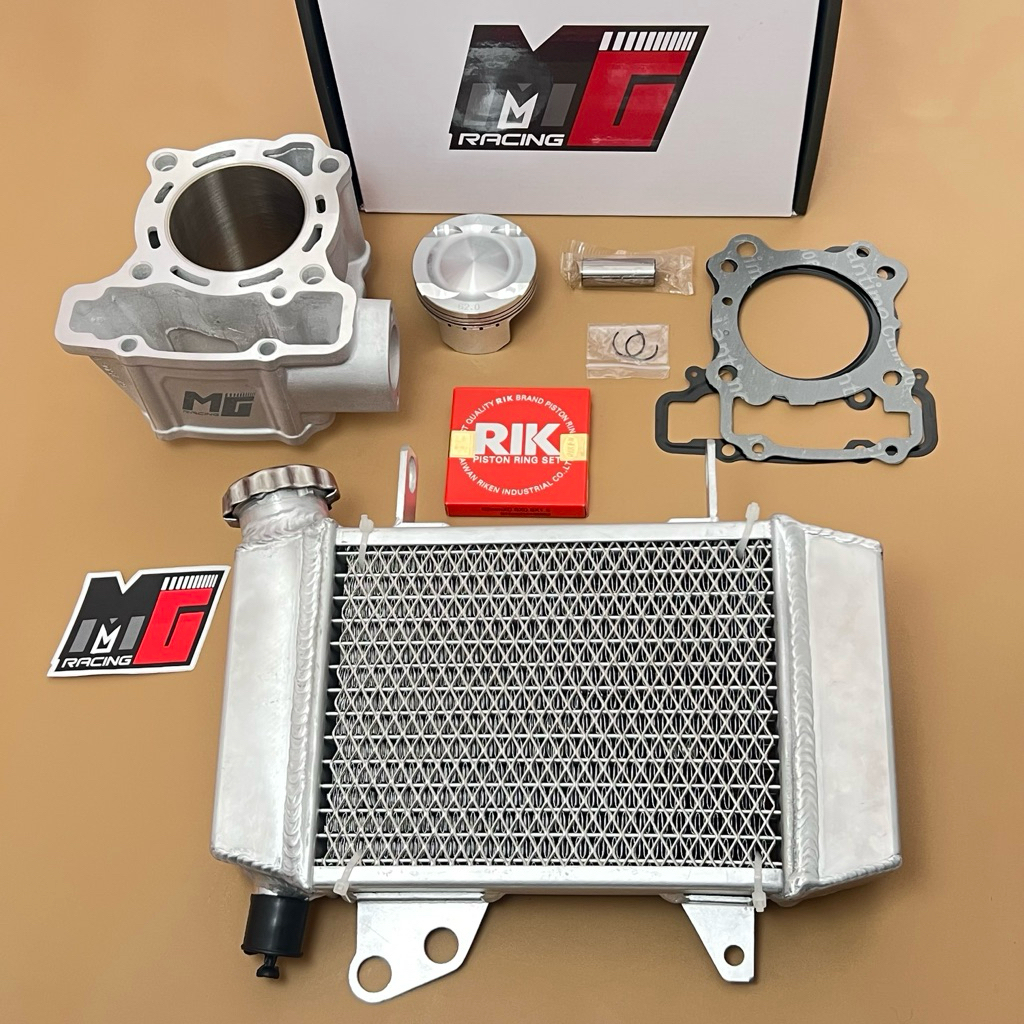 Paket blok borup Mg racing 68 supragtr/sonic/cbrk56 radiator 800ml yag one racing original termurah 