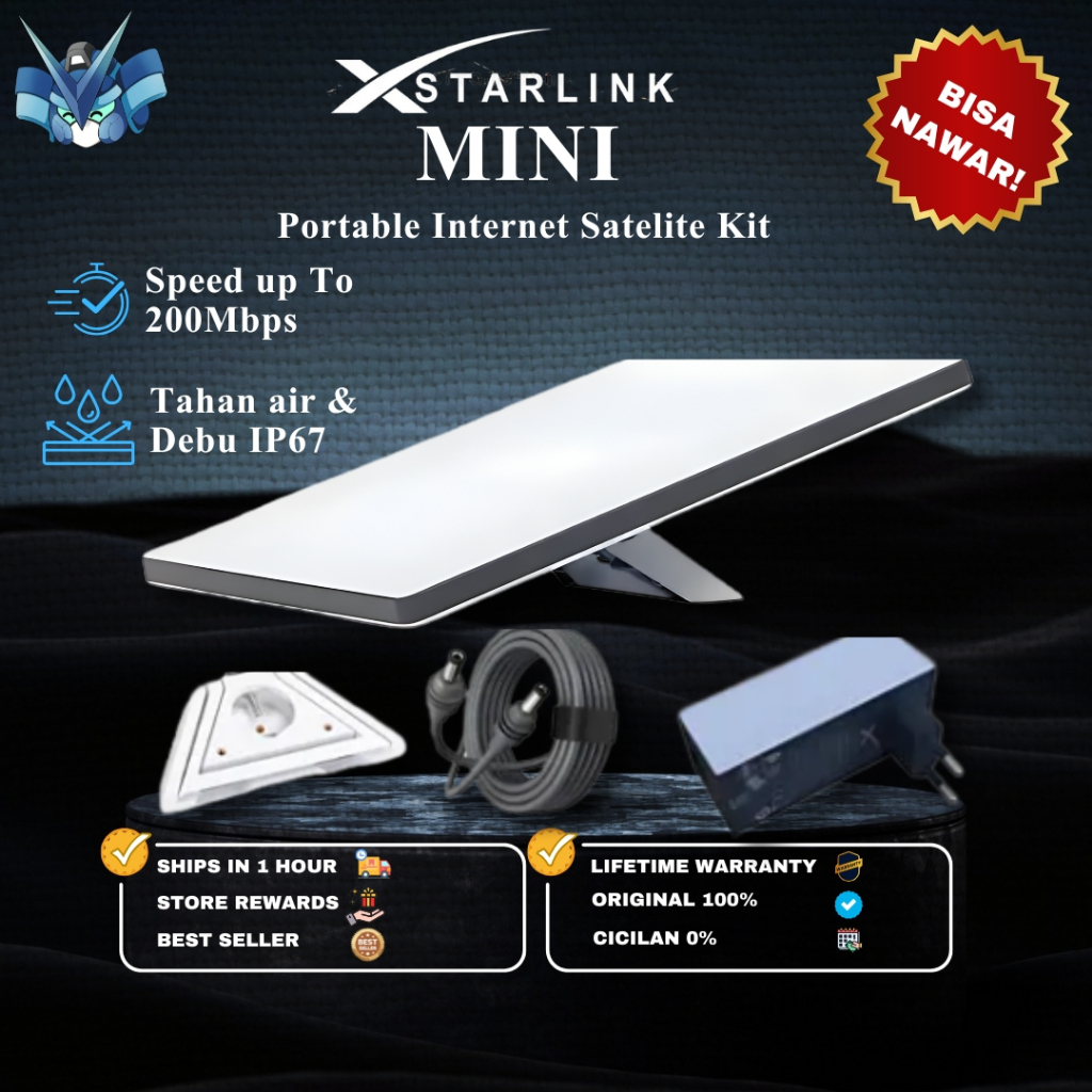 STARLINK MINI ANTENA WIFI INTERNET KIT / V3 / Mini Starlink Internet Satellite Kit Antenna