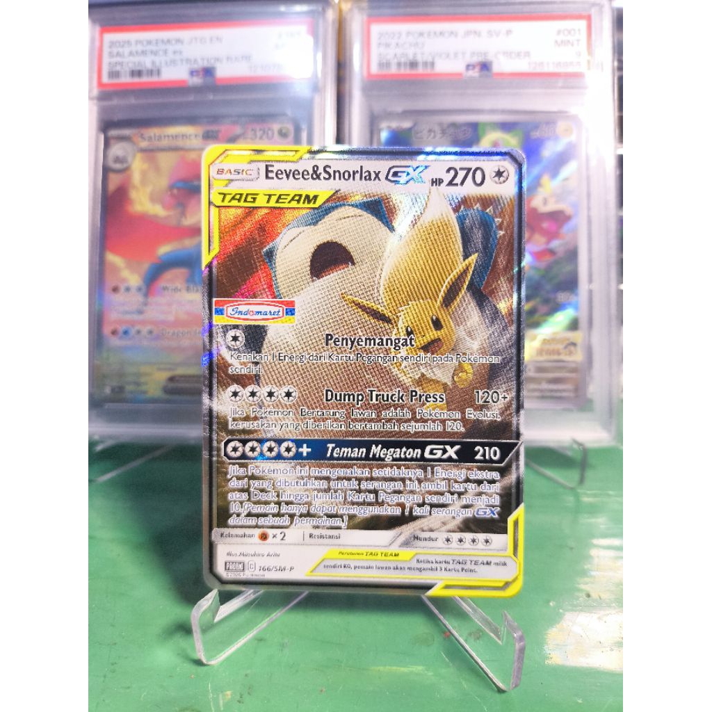 Pokemon Eevee & Snorlax GX - Tag Team Indonesia - Promo Indomaret