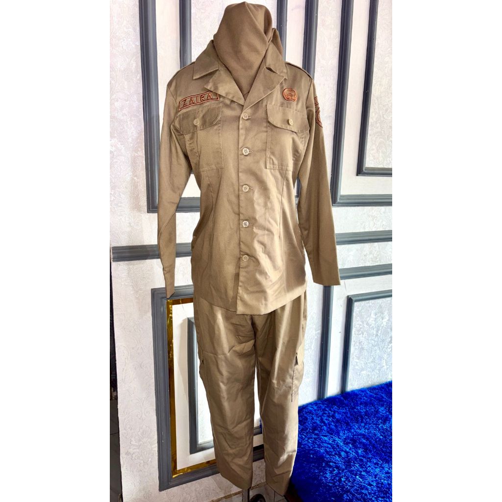 [PRE ORDER] [FULL SET] [BORDIR] [WANITA] [LENGAN PANJANG]  [LENGAN PENDEK] SERAGAM KEMEJA ATASAN BAW