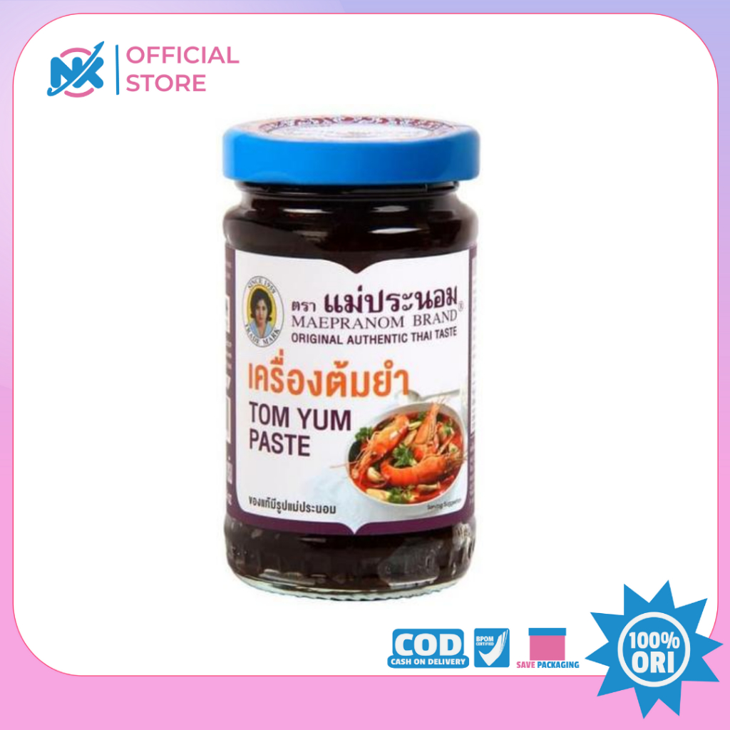 MaePranom Tom Yum Paste 114gr Thailand Mae Pranom Bumbu Tomyum Asli Thailand Tomyam