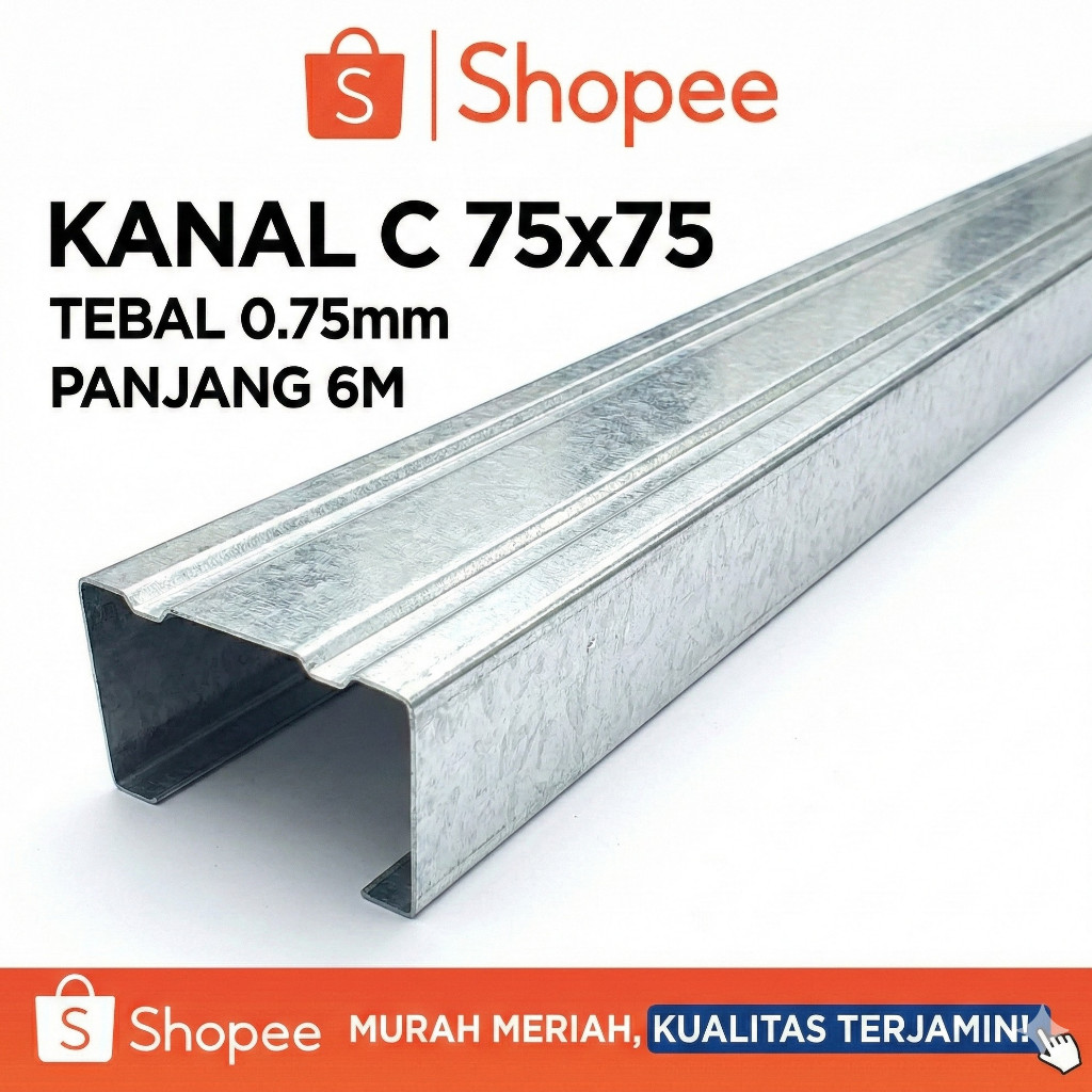 Kanal Canal C 7575 - Kanal C Baja Ringan 0,75mm