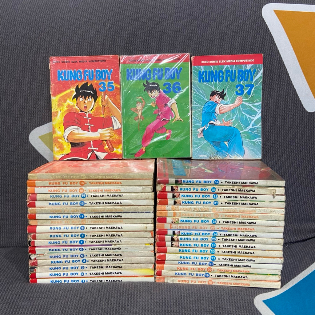 Paket Komik Kungfu Boy Vol 1-37 Kungfuboy Tamat Set Lengkap Fulset Fullset