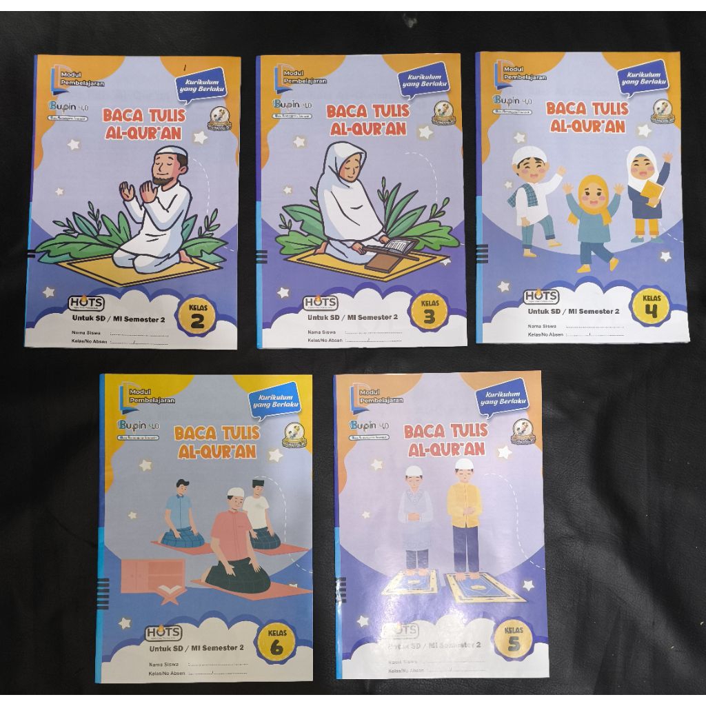 LKS BTQ SD/MI Kelas 1.2.3.4.5.6 semester 1 dan 2 Media Presindo