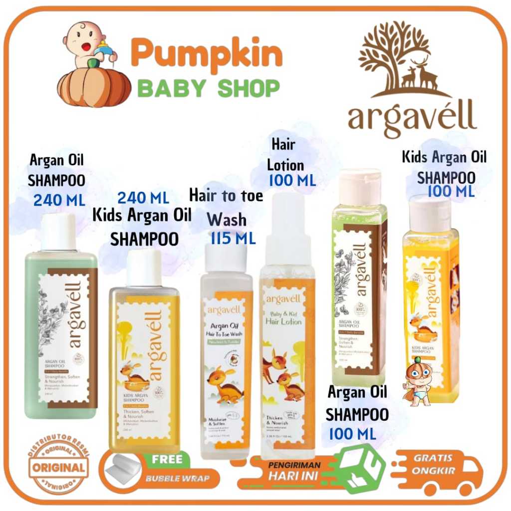 ARGAVELL Argan Oil Shampoo & Argan Kids Shampoo