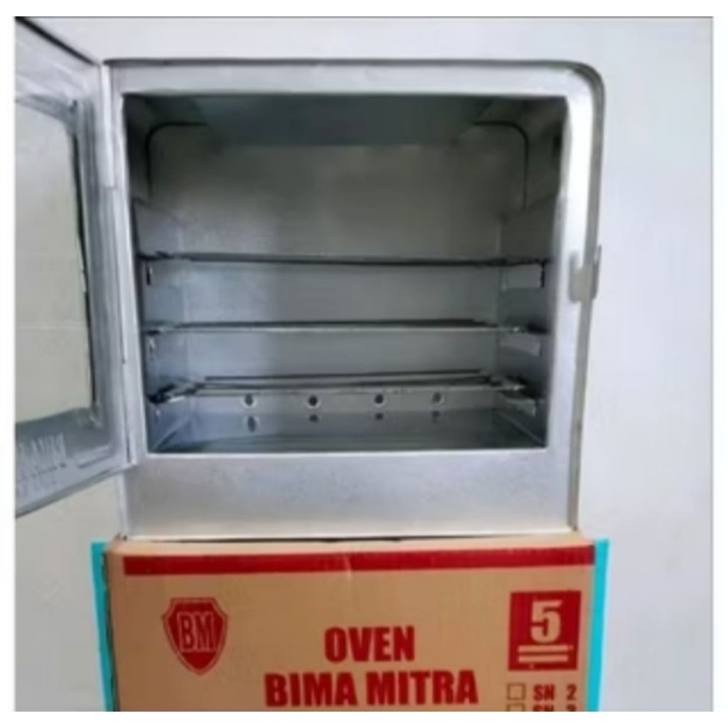 Oven tangkring bima 3 susun alumunium + loyang