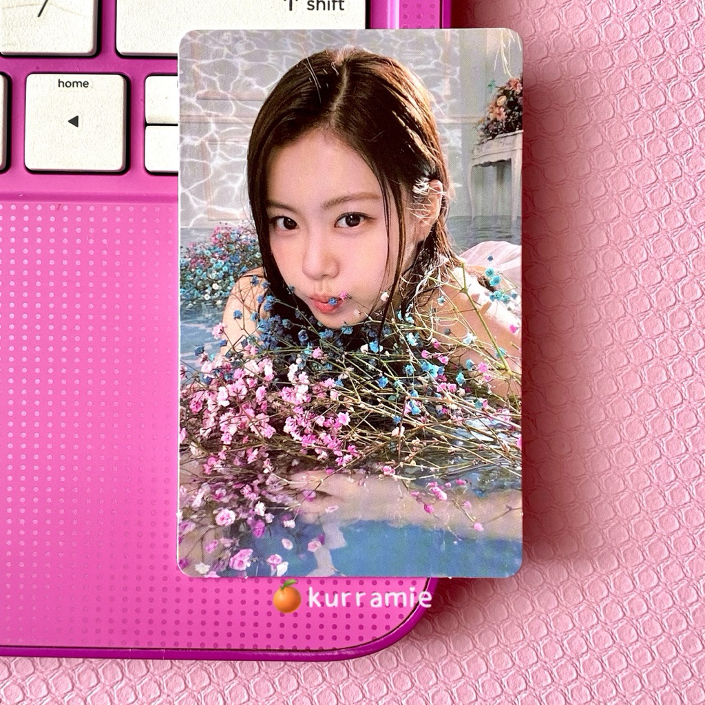 (clearance sale) official photocard kim garam ex le sserafim blue chypre era debut fearless pc garam