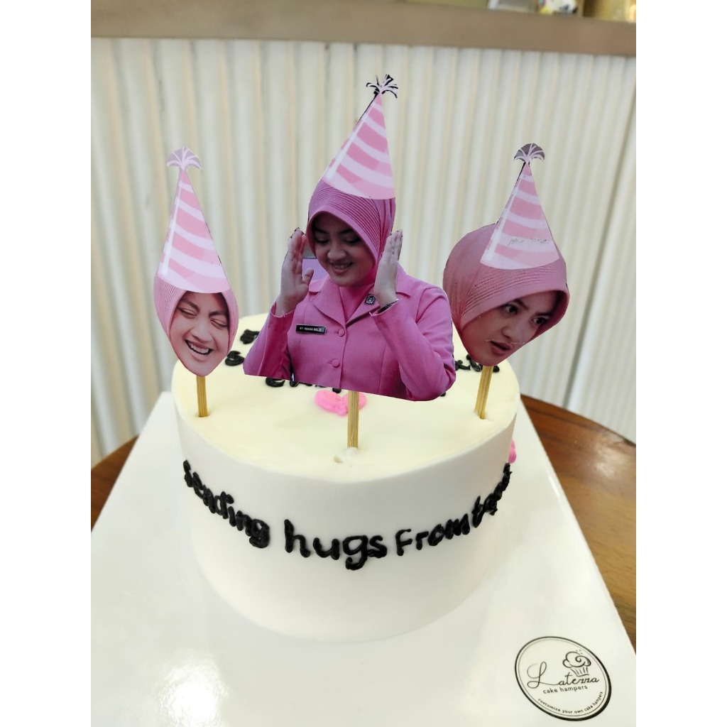 Cake topper  korean cake kue ultah custom cake kue viral black forest