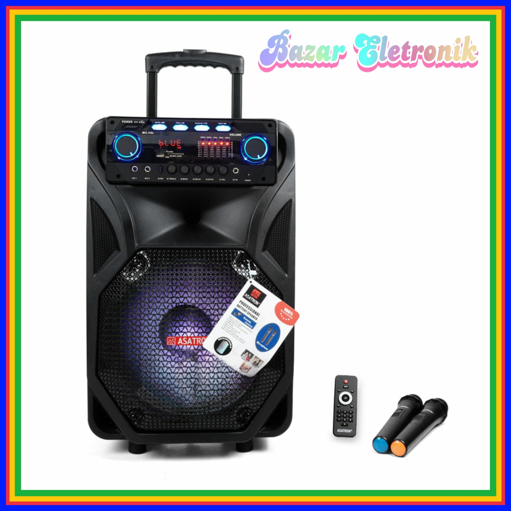 Speaker Bluetooth Asatron 8871 UKM Portable Wireless 12 Inch