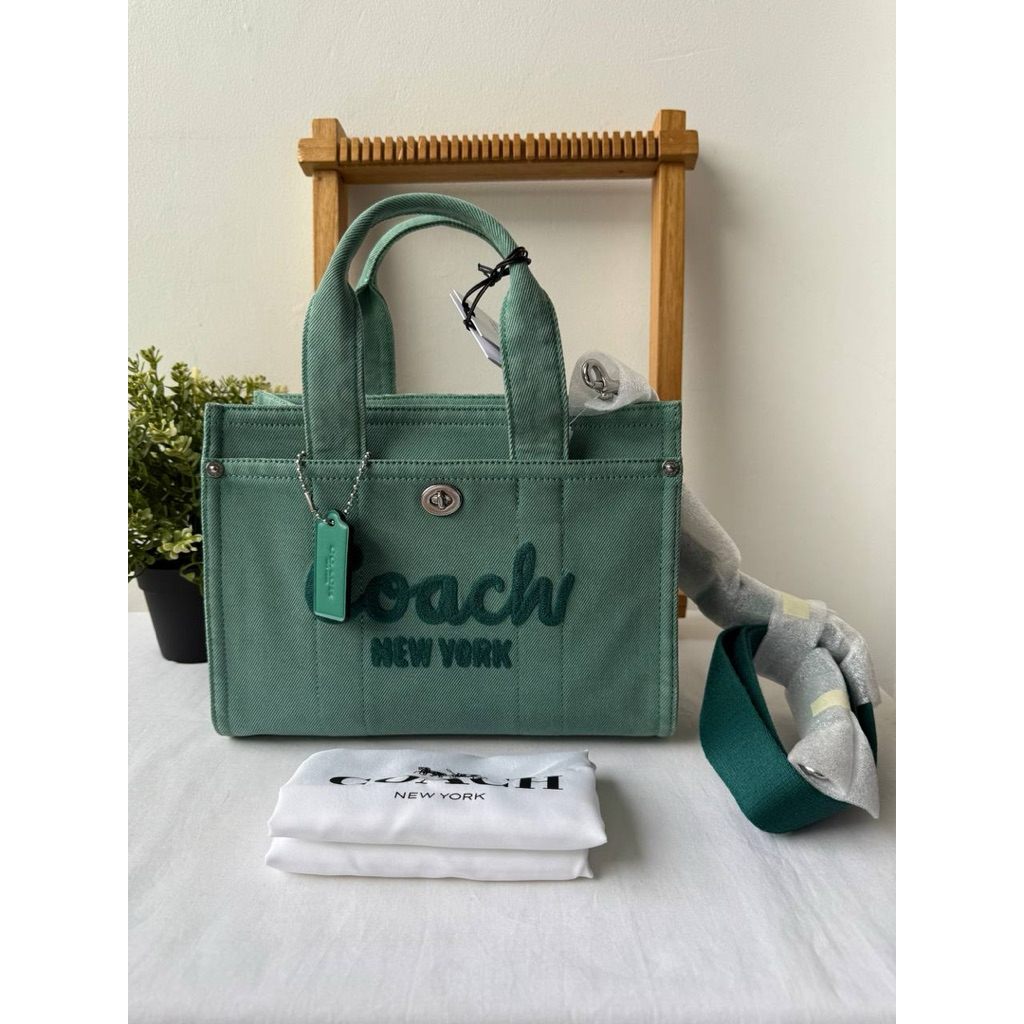 C O A C H Cargo Tote Bag 26 (26x19.5x13) Ivy