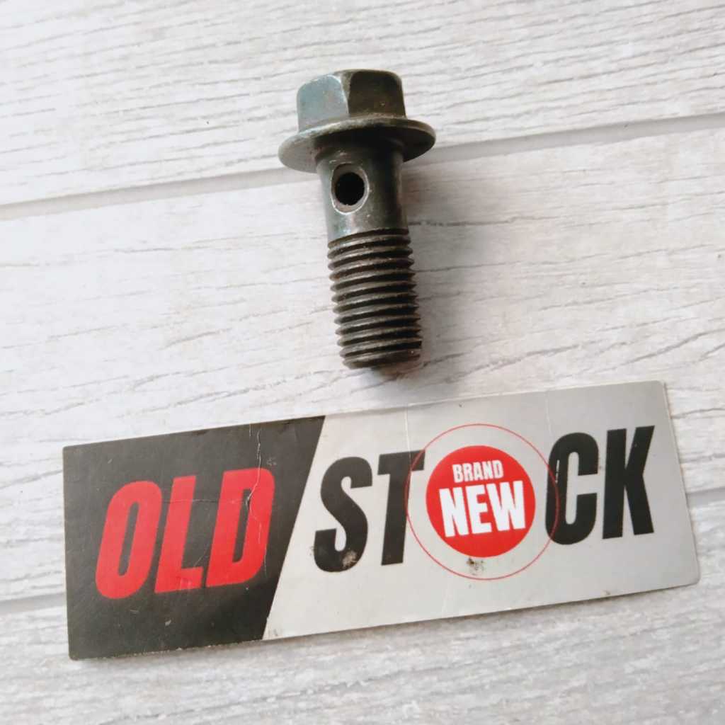 BAUT NEPEL SELANG REM / BAUT SELANG DISC CAKRAM UNIVERSAL SEMUA MOTOR NEW OLD STOCK