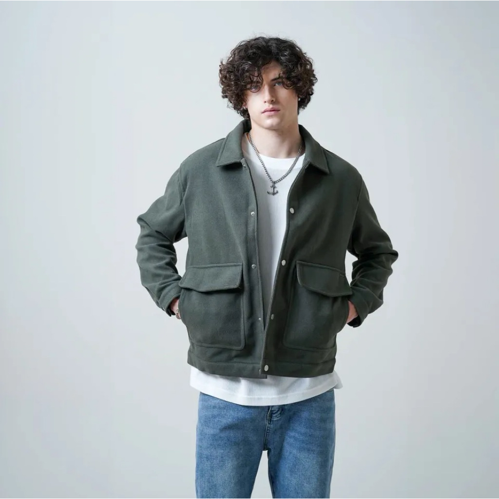 Celcius Suede Trucker Jacket