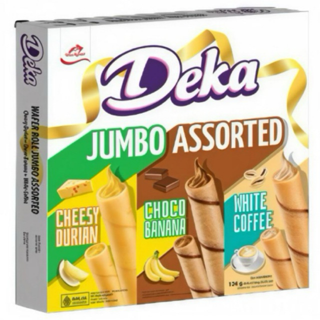 DEKA WAFER ROLL JUMBO EDISI GIFT BOX LEBARAN 126gr/ASTOR DEKA MURAH/ASTOR MURAH/ASTOR LEBARAN/KUE LE
