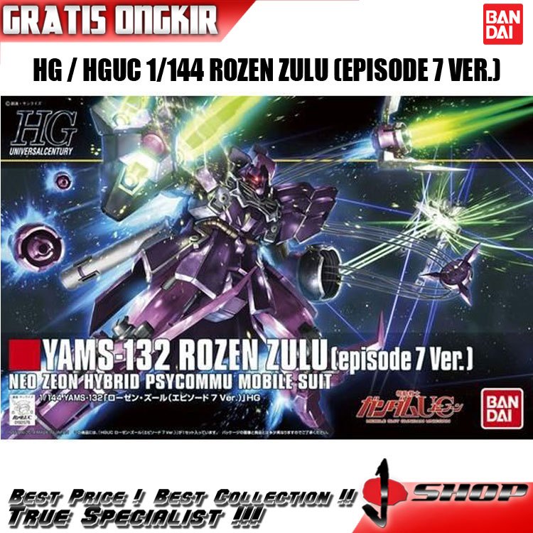 HG / HGUC 1/144 YAMS-132 ROZEN ZULU (EPISODE 7 VER.)