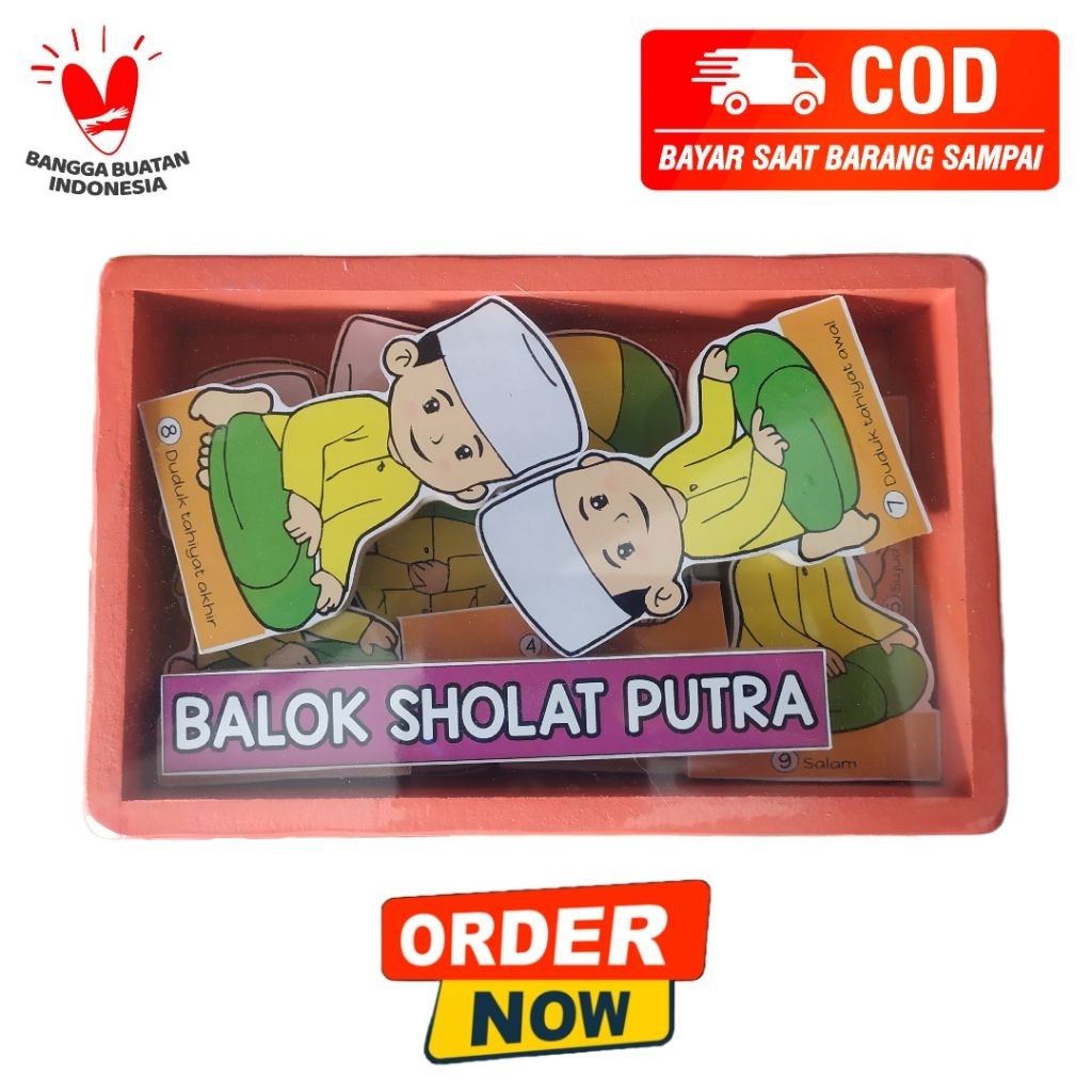 Mainan Balok Shalat Pria_Mainan Edukasi Anak