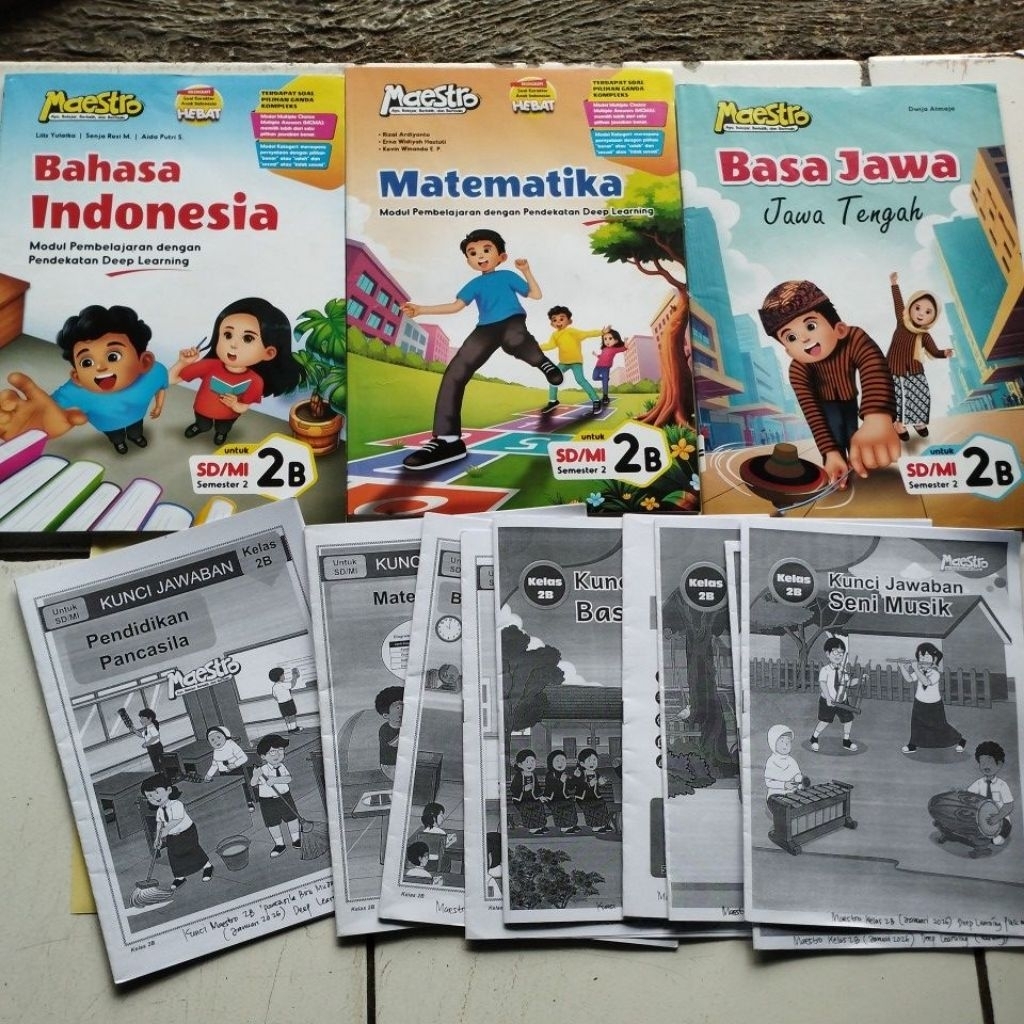 LKS KELAS 2 + KUNCI (SEBAGIAN) MAESTRO