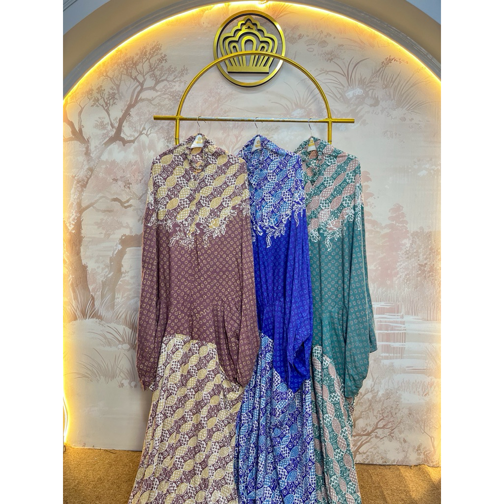 Mukena Terusan Batik by Qonita | Mukena adem dan ringan | Mukena daily | Mukena Batik Series (Bahan 