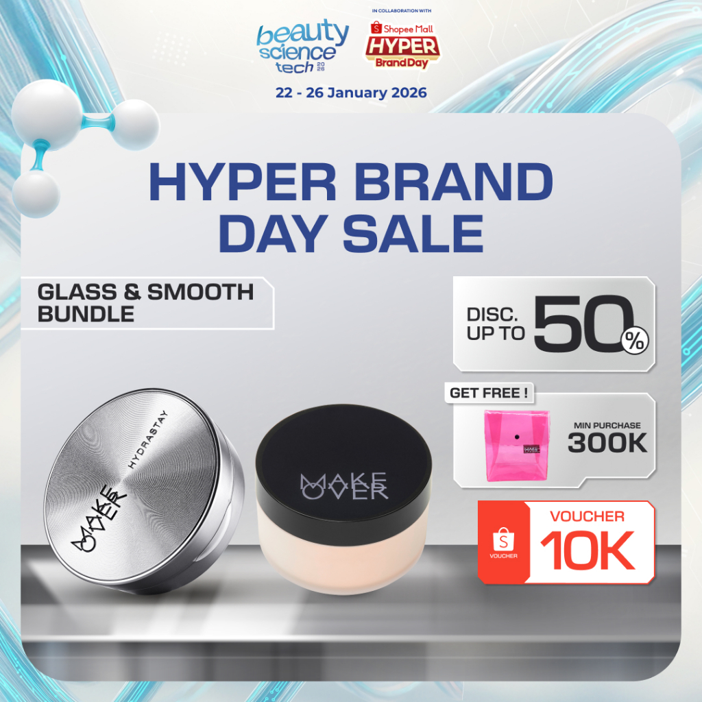 MAKE OVER Glass and Smooth Bundle: Hydrastay Prismatic Glass Cushion + NEW Silky Smooth Translucent 