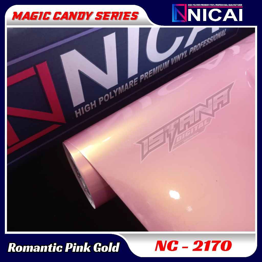 Sticker Skotlite Magic Candy 2170 Romantic Pink Gold Nicai Premium