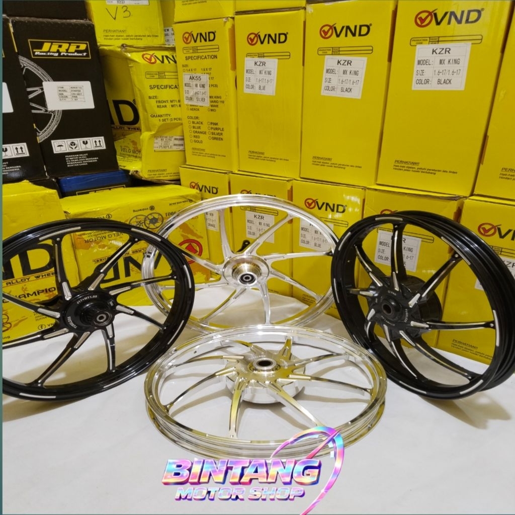 VELG PELEK VELEK VND AK 88 NEW YAMAHA AEROX 155 NEW&OLD VELG VND AEROX RING 17 VND PALANG 8