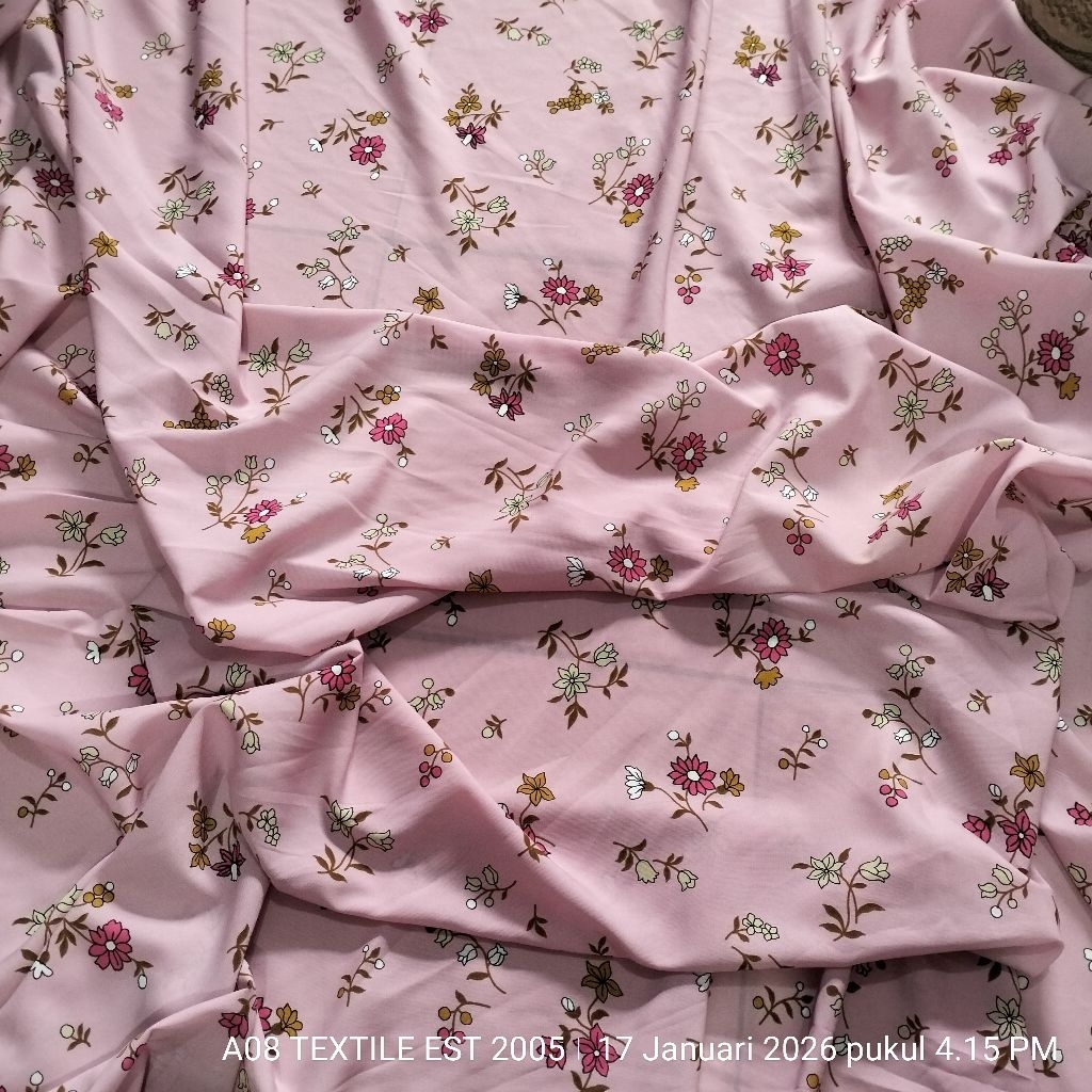 HARGA/0,5 M | BAHAN WOOLPEACH PREMIUM | BAHAN MONALISA MOTIF BUNGA | KAIN WOLFIS PREMIUM GRADE A ORI