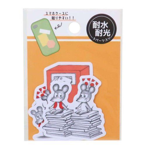 Kamio Japan Sticker Mouse Vest Mini Deco Collage Sticker