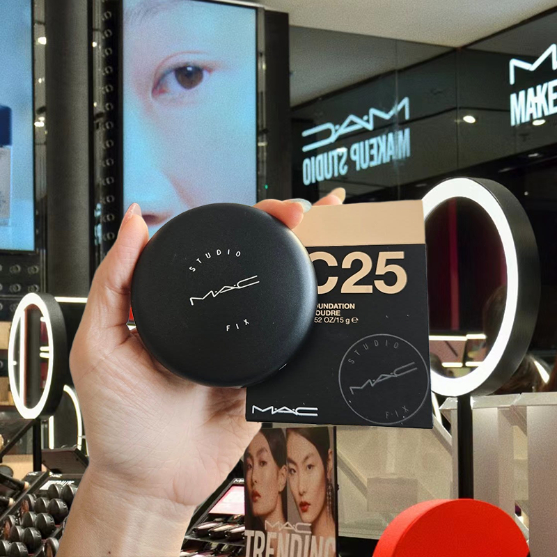 MAC Studio Fix Powder Plus Foundation All Skin • 15gr NC20 NC25 NC30 NC35 Bedak Padat
