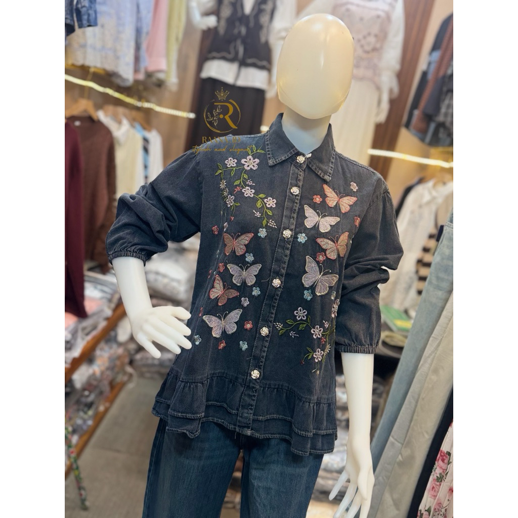 ATASAN SOFT JEANS BORDIR