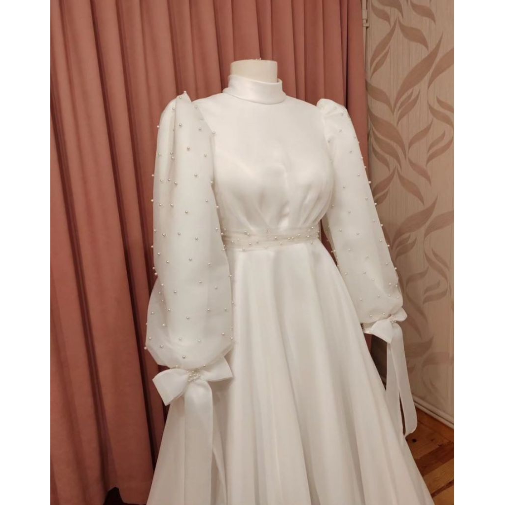 gaun pengantin || baju pengantin || baju pengantin hijab || gaun preweding || baju preweding