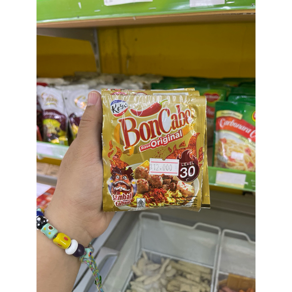 Kobe boncabe level 30 isi 12 sachet