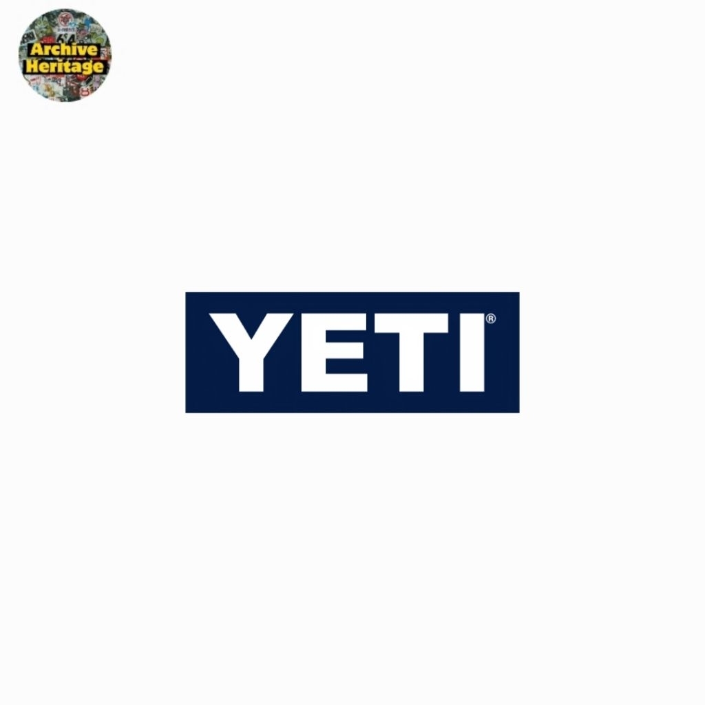 sticker YETI coolers bag drinkwater brand logo stiker