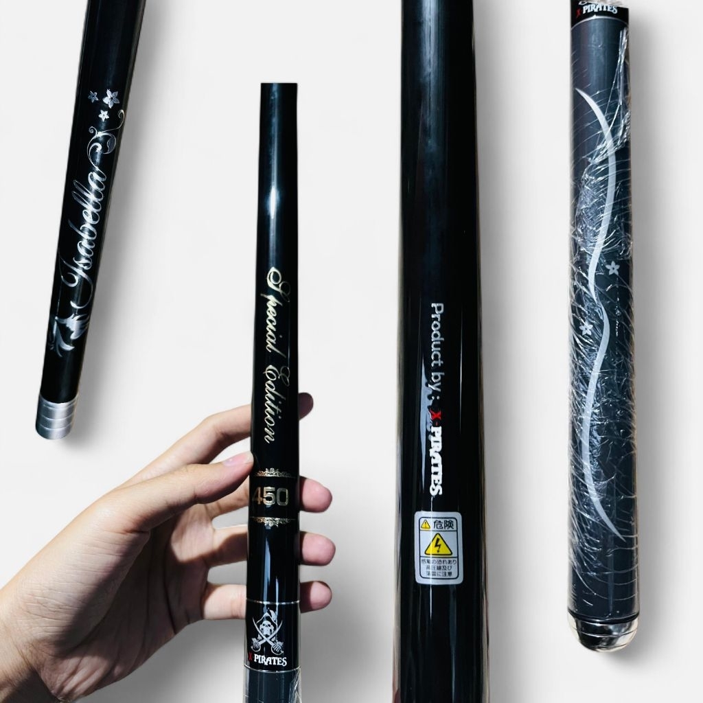 Tegek Isabella 450 cm X Pirates Material Carbon Kaku dan Ringan Free Jersey